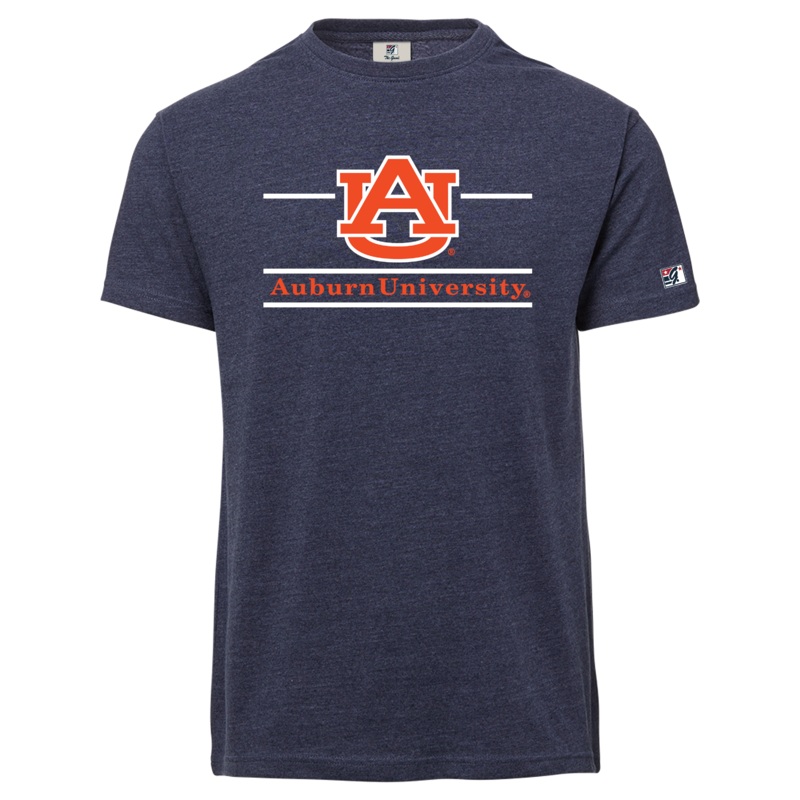 Auburn Retro Tees|Logo Bar|Retro Circle|Nickname Bar|Navy|Ivory
