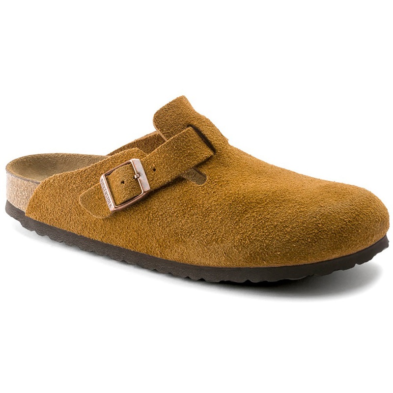 Boston Soft Footbed Narrow|Mink Suede|36|37|38|39|40|41|42
