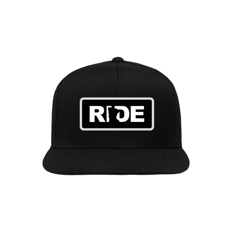 Corey Willert  Ride MN Ambassador   Patch Snapback Flat Bill Hat Black