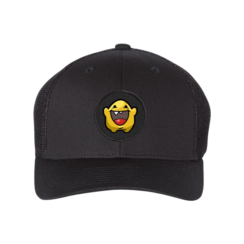 Happydgesports    Patch Snapback Trucker Hat Black