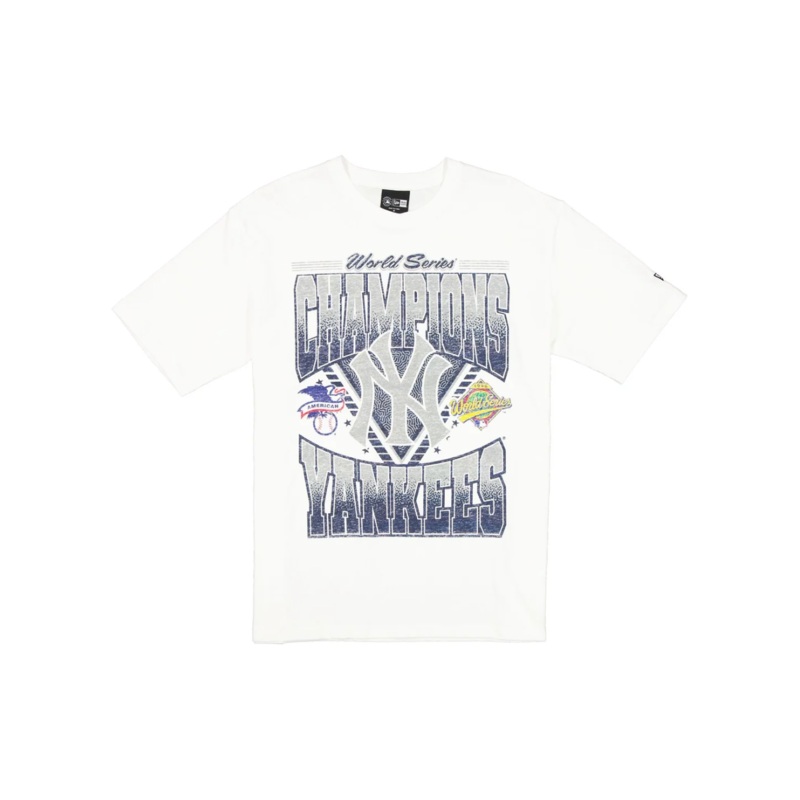 New Era – Sport Classics Washed Optic White T-Shirt – New York Yankees