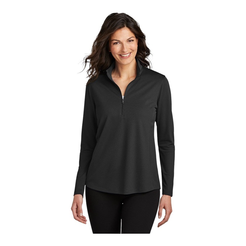 Port Authority LK112 Women’s Dry Zone UV Micro-Mesh 1/4-Zip