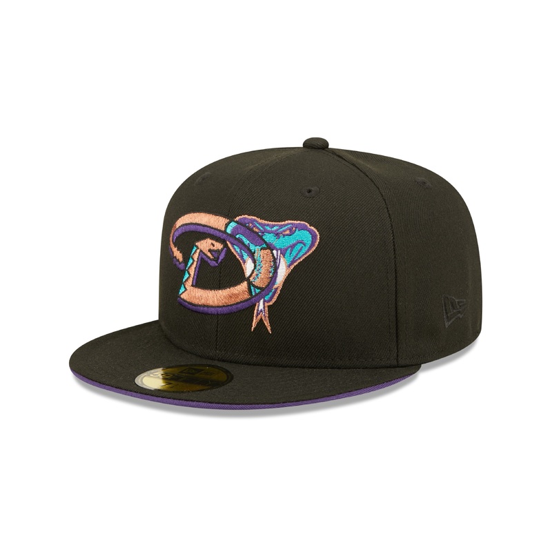 Team Color Split 59fifty Fitted Cap Arizona Diamondbacks – Black