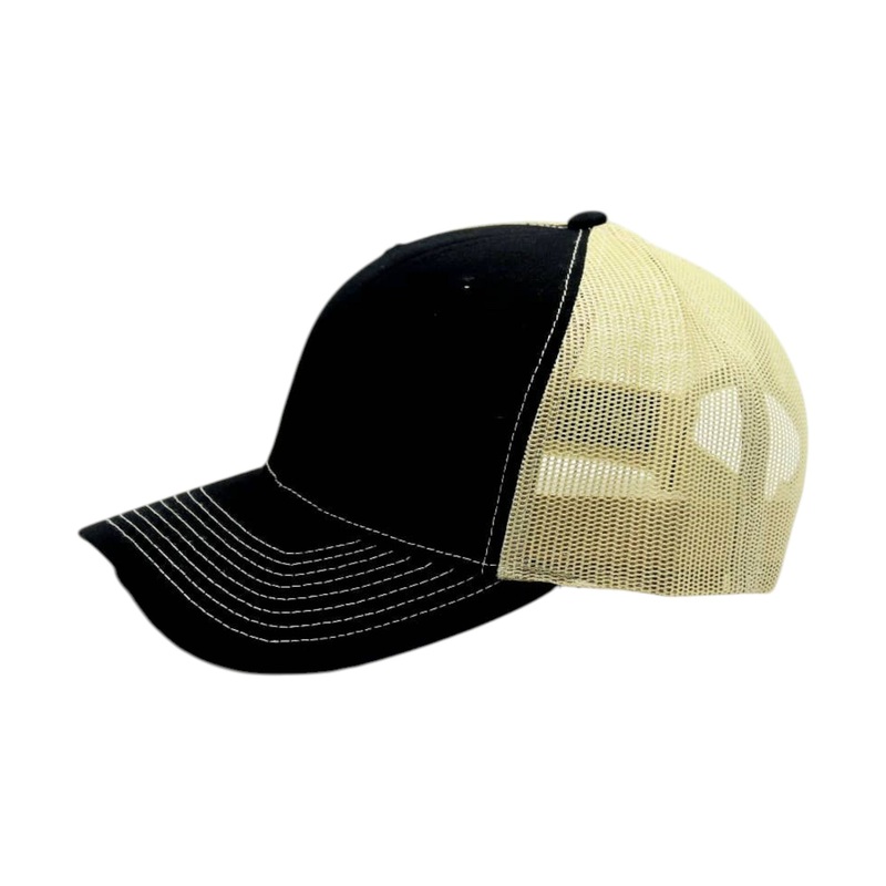 6-Panel Low Profile Trucker Cap – 2-Tone