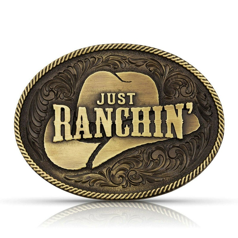 Brisby Just Ranchin’ Buckle