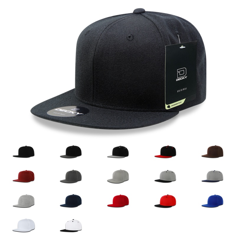Decky 5121 Women’s Snapback Hat, 6 Panel High Profile Structured Snapback – CASE Pricing