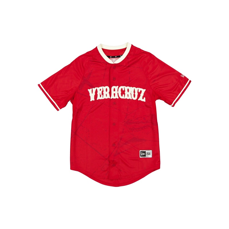 El guila de Veracruz LMB 100th Anniversary Red Alt Jersey