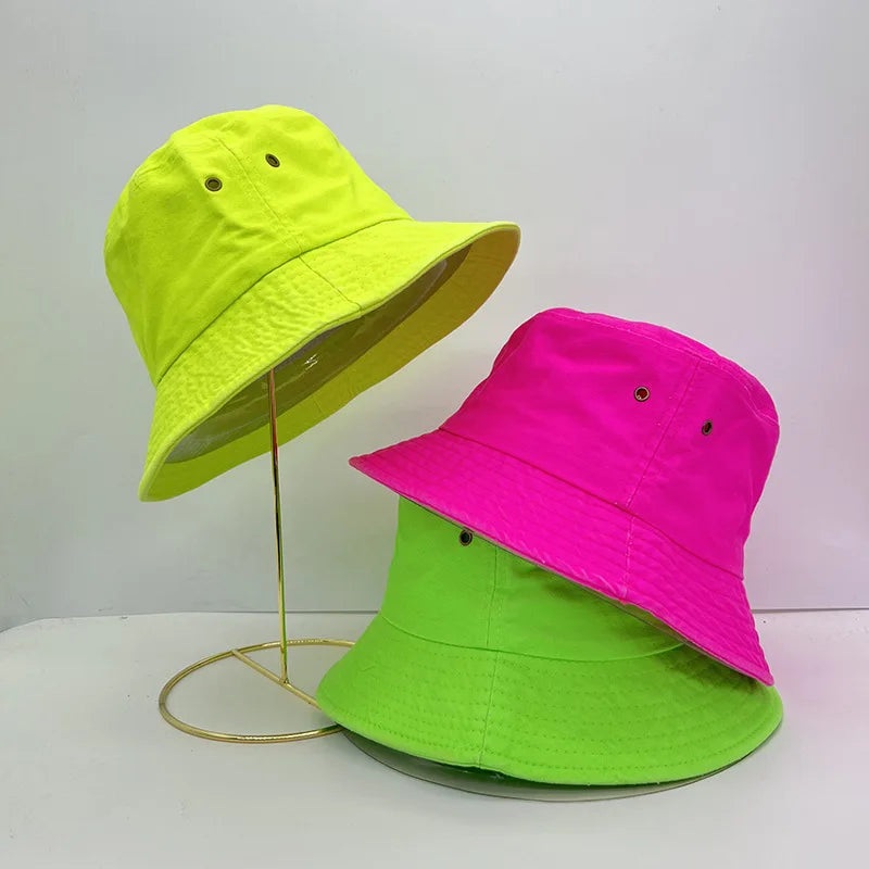 Fluorescent Green Bucket Hat|Style 1|Style 2|Style 3|Style 4|Style 5|Style 6|Style 7|Style 8|Style 9|Style 10|Style 11|Style 12|Style 13|Style 14|Style 15|Style 16|Style 17|Style 18|Style 19|Style 20|Style 21|Style 22|55-58CM