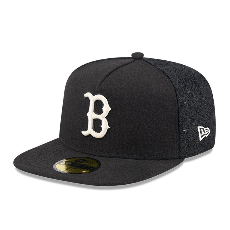 New Era – 59FIFTY Fitted A-Frame Cap – Boston Red Sox – 59FIFTY DAY – Black