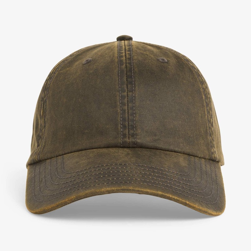 Upfront Nordic Headwear –  ALLAN – Coated Dad Cap – Army