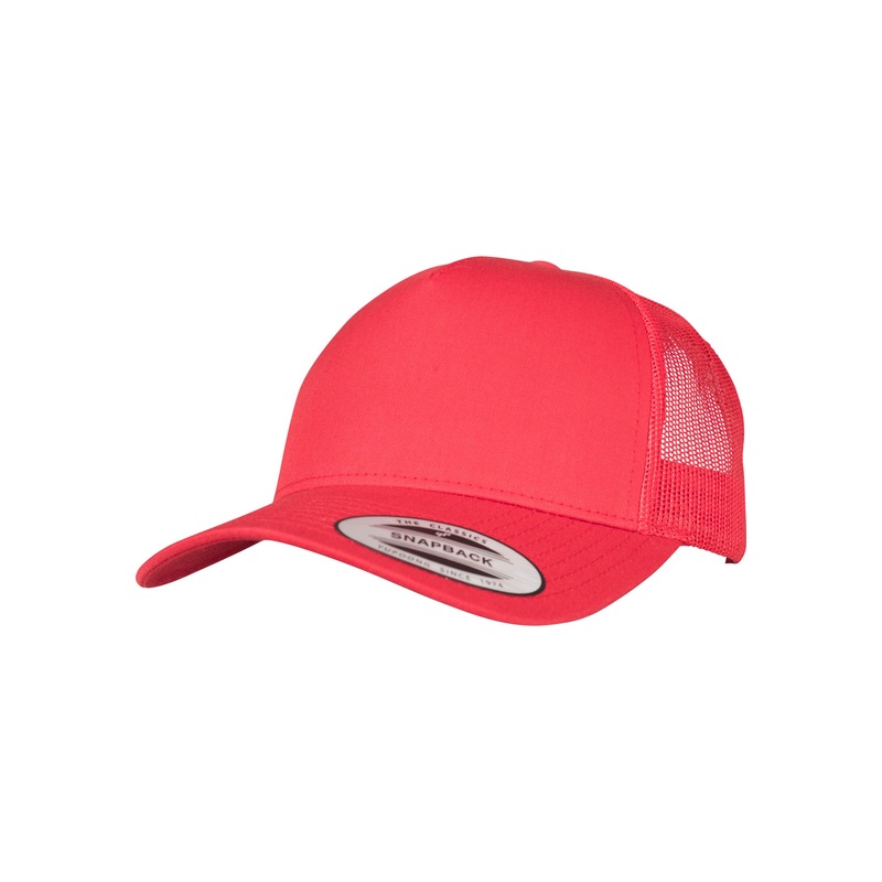 5-Panel Retro Trucker Cap – Red