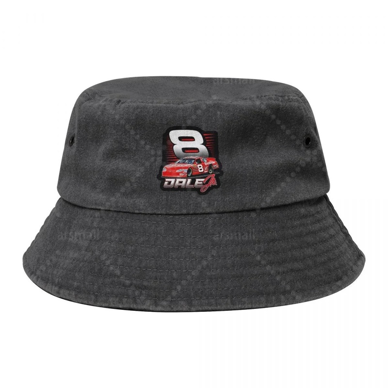 Dale Jr. Big 8 Retro Sticker Unisex Cotton Bucket Hats