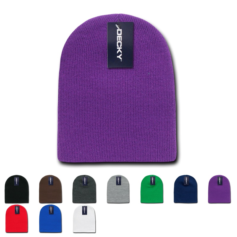 Decky 614 – Acrylic Short Beanie, Knit Cap – 614