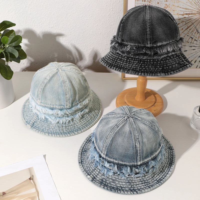 Korean-style Casual And Versatile Dome Bucket Hat, Suitable For Outdoor Trendy Matching