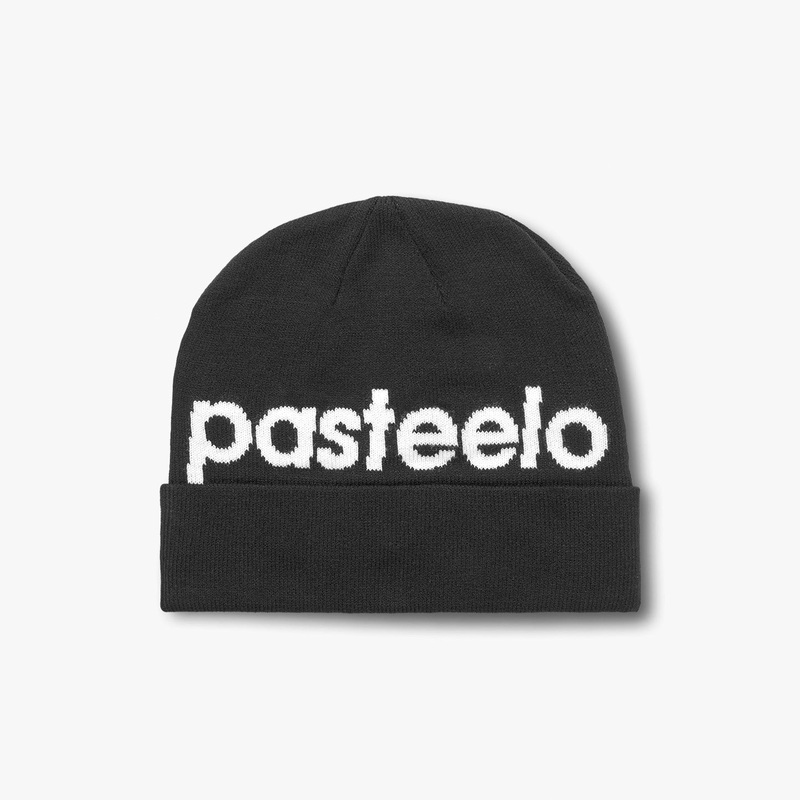 Pasteelo – SCRIPT BEANIE – Black