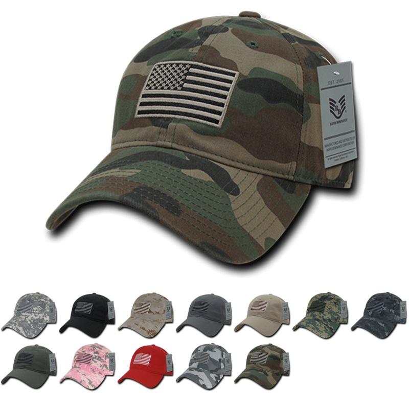 America USA Flag Tonal Dad Hats – A03