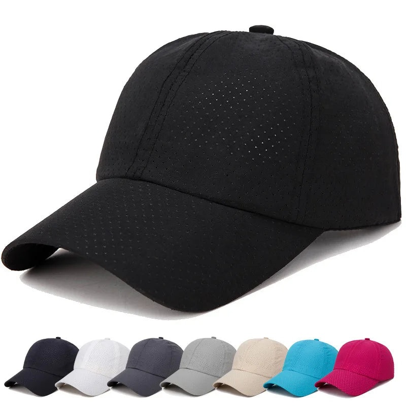 Summer Women Men Mesh Baseball Cap