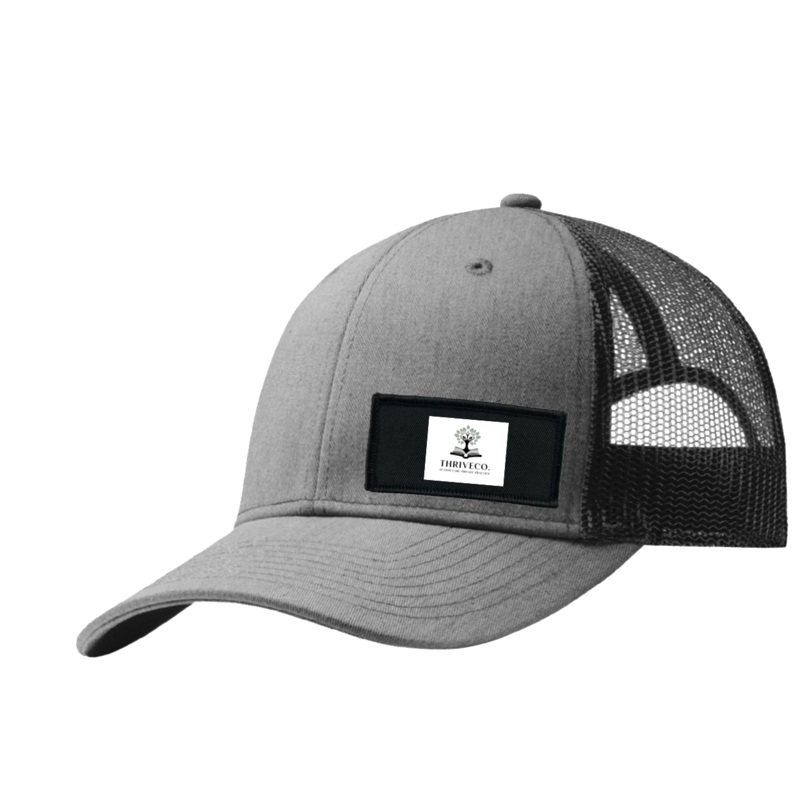 ThriveCo   Patch Snapback Trucker Hat Heather Gray/Black