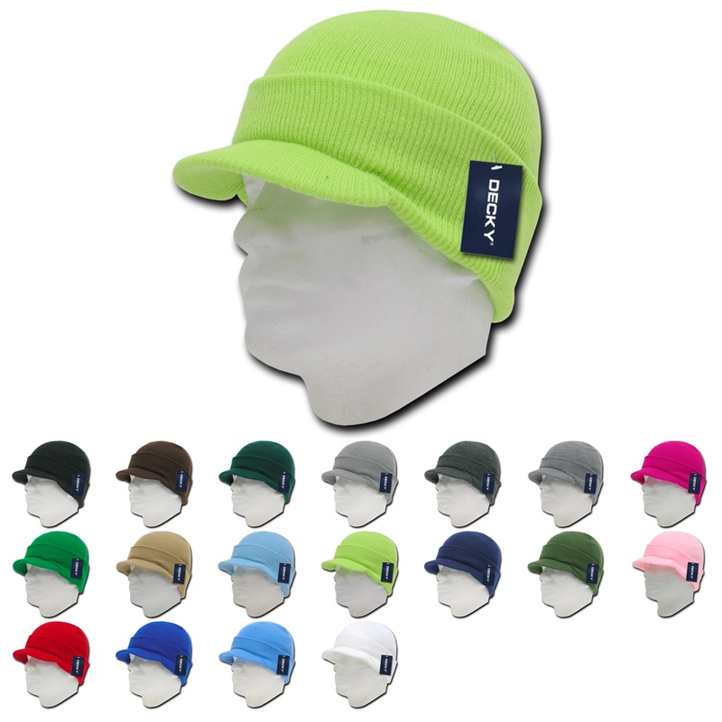 Decky 8009 – Hybricap Beanie, Knit Cap, Jeep Cap