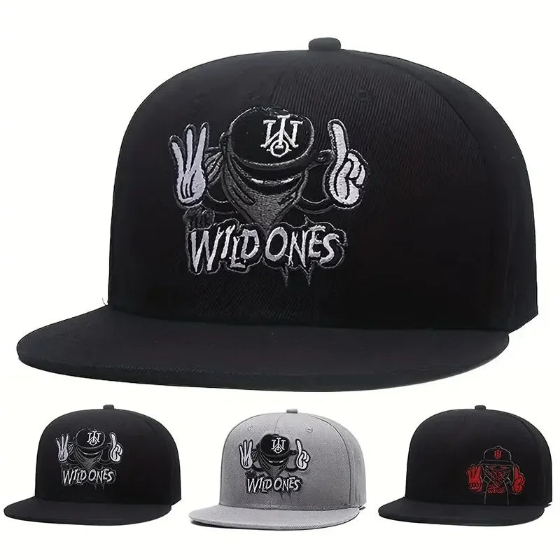 2025 Unisex Ninja Letter Embroidery Hip-hop Hats Baseball Caps Snapback Caps