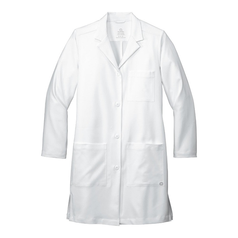 Wink Womens Long Lab Coat WW4172 WonderWink
