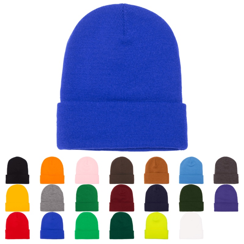 Yupoong 1501KC Long Beanie with Cuff, Knit Cap – YP Classics