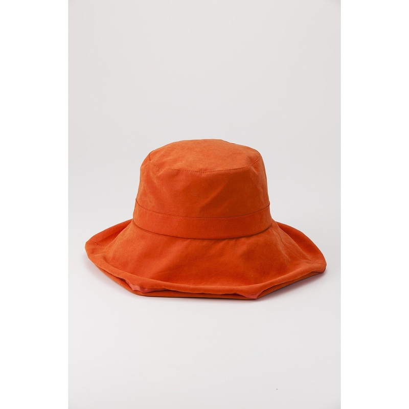 PEACH HAT UV|Brown|Orange