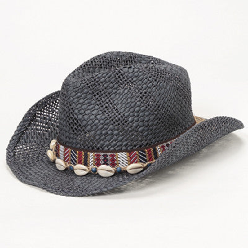 WESTERN HAT ENZO KIDS|Navy|Natural|Brown