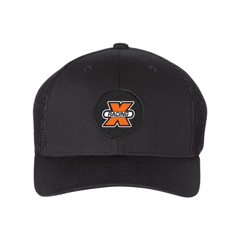 X Racing    Patch Snapback Trucker Hat Black