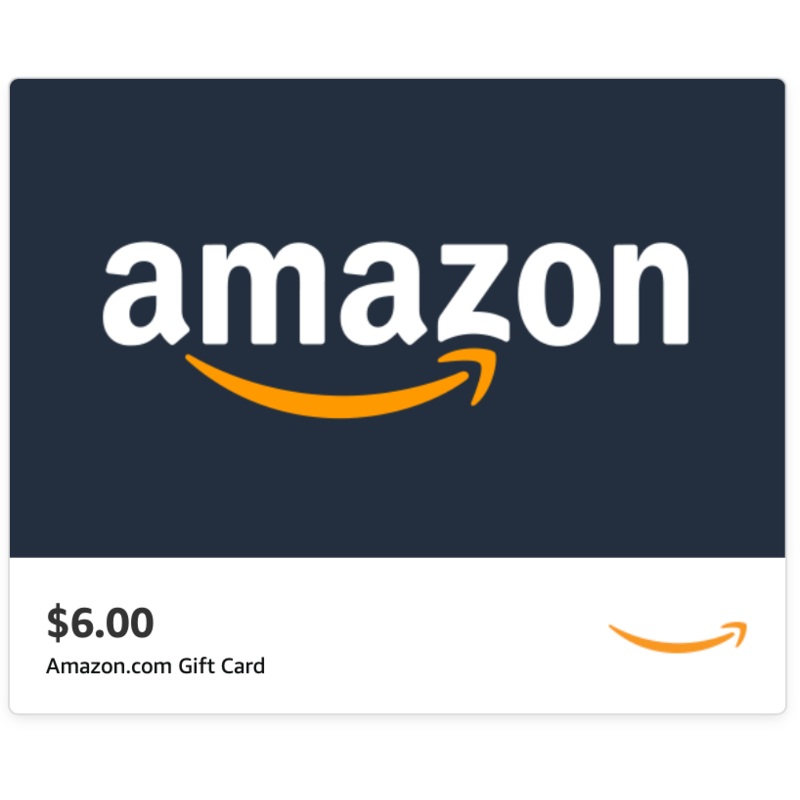 $6.00 Amazon.com eGift Card – Free with Qualifying $250+ Purchase