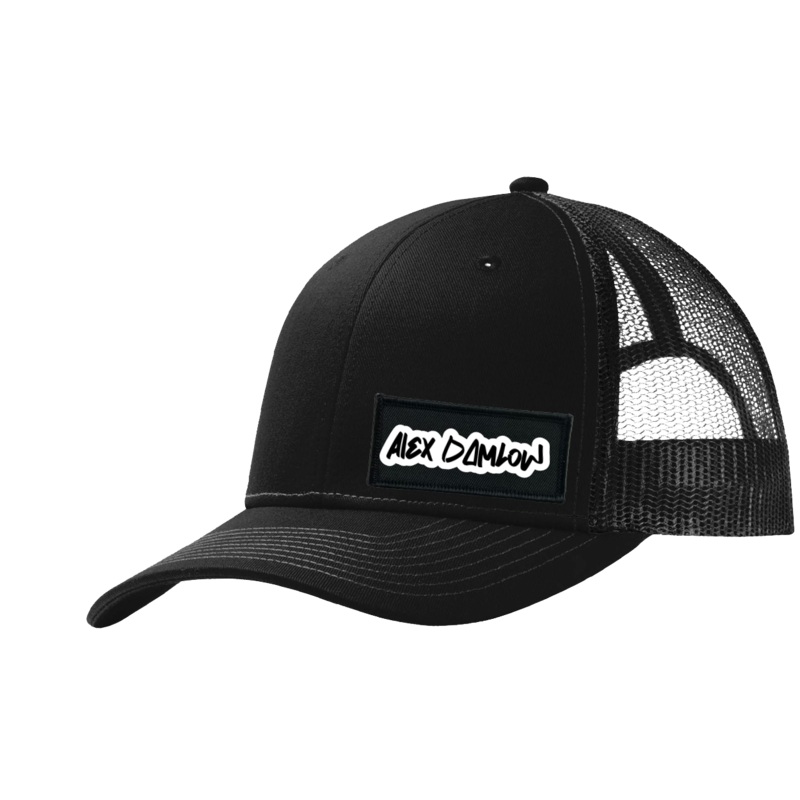 Alex Damlow   Patch Snapback Trucker Hat Black