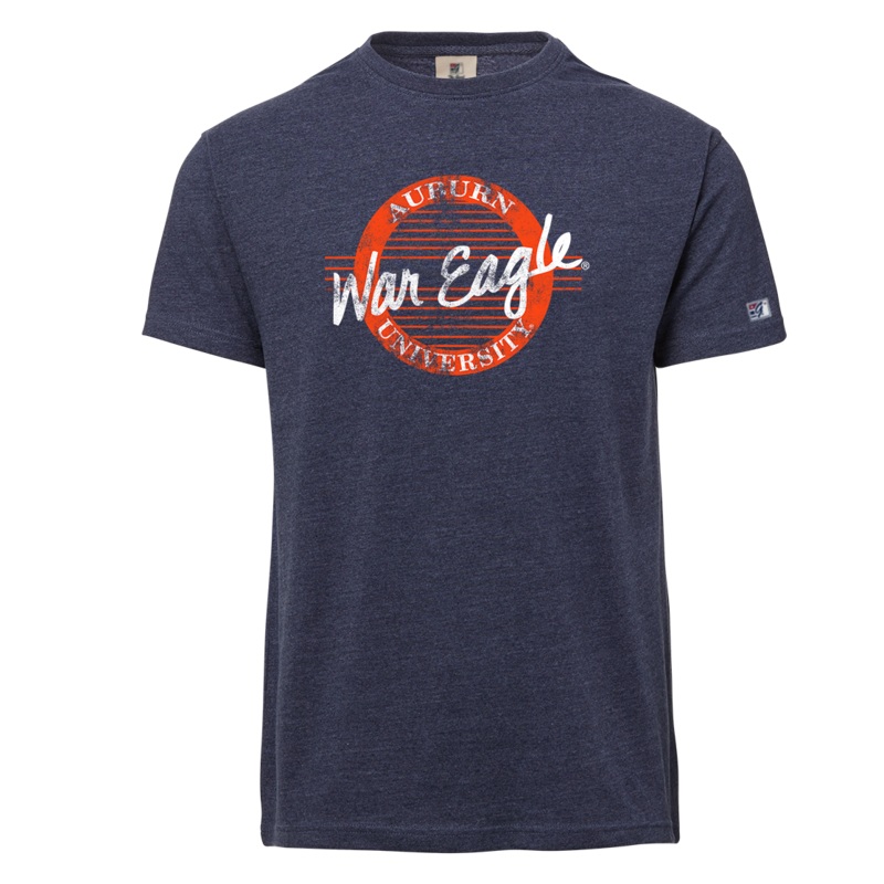 Auburn Retro Circle Tee|Logo Bar|Retro Circle|Nickname Bar|S|M|L|XL|XXL