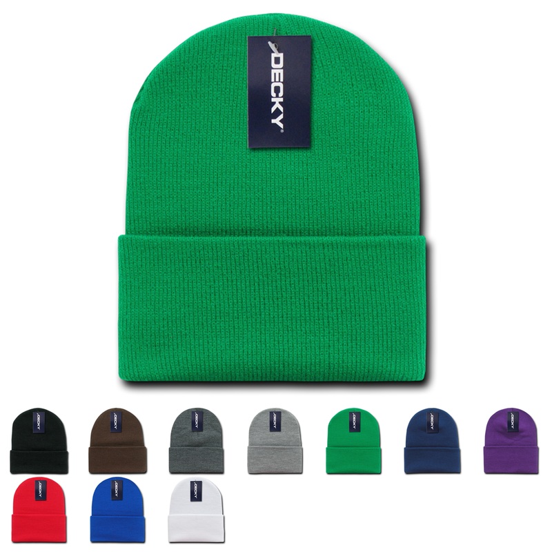 Decky 613 – Acrylic Long Beanie, Knit Cap – PALLET Pricing