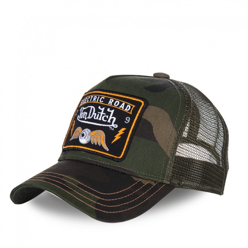 Von Dutch – Square Patch – Camouflage Trucker Cap