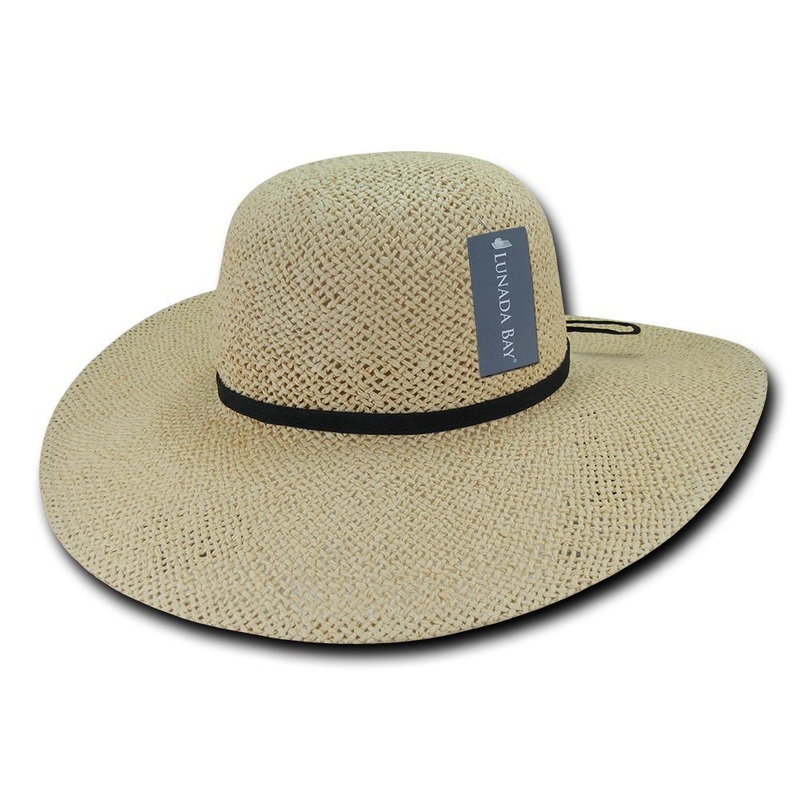 Women’s Paper Braid Straw Hat, Style LM – L004