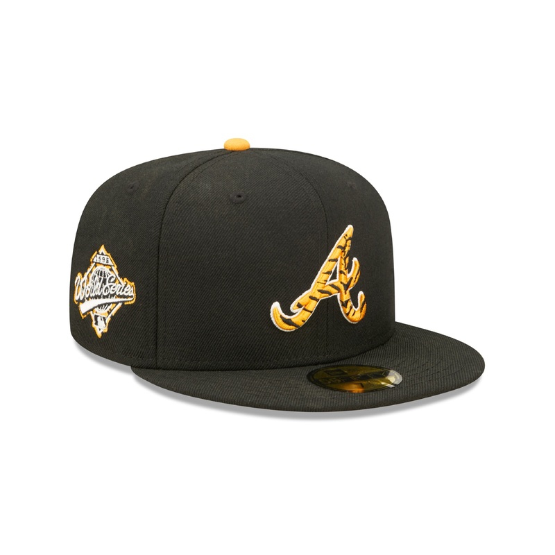 59Fifty Fitted Cap Atlanta Braves Tigerfill – Black