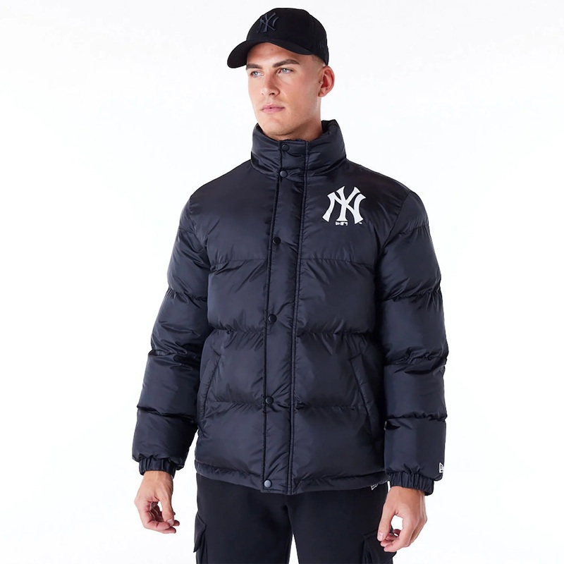 New Era – MLB Nylon Puffer Jacket – New York Yankees – Black