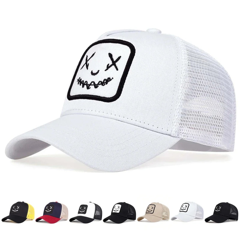 Unisex Personality Embroidery Baseball Net Caps