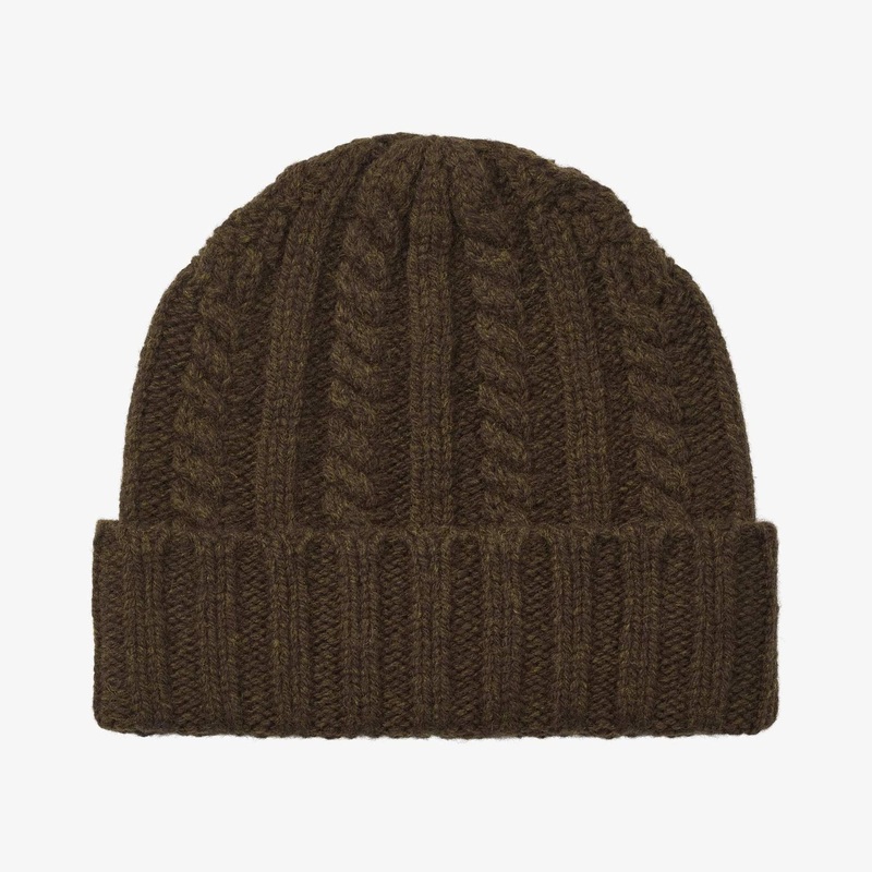 Upfront Nordic – CABLE Beanie – Army