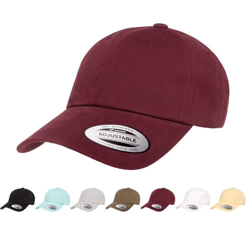 Yupoong 6245PT Peached Cotton Twill Dad Cap, Relaxed Hat – YP Classics