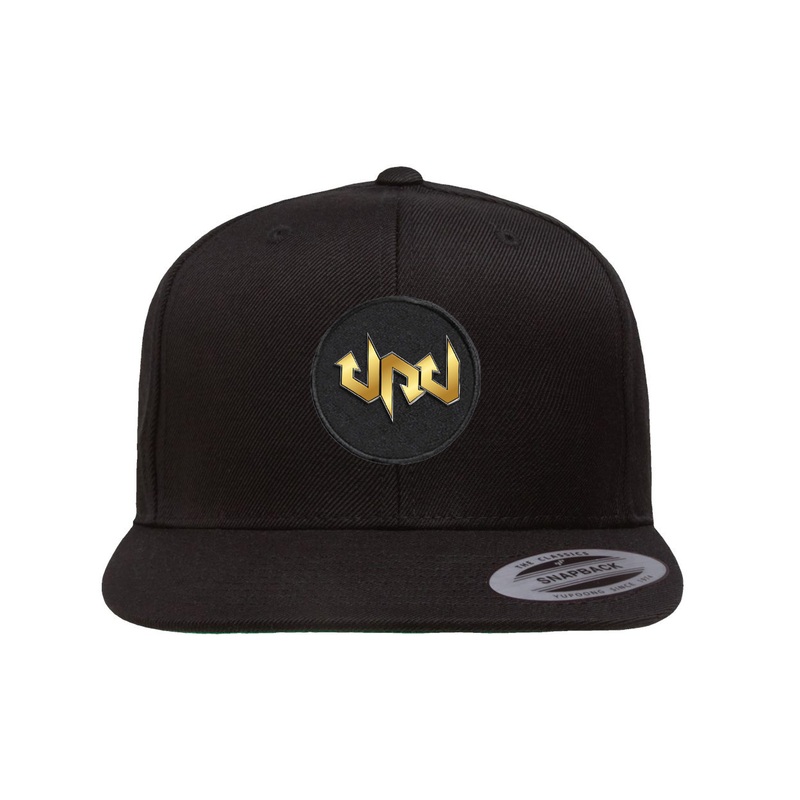 Ur Next Up    Patch Premium Flat Brim Snapback Hat Black