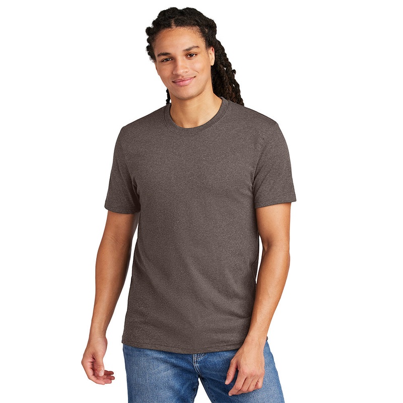 District DT8000 Re-Tee – Deep Brown Heather