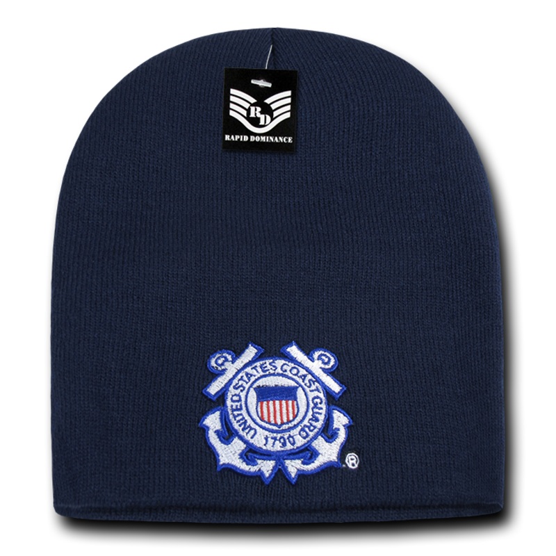 United States Coast Guard Beanie, Coast Guard Knit Cap, USCG Beanie, Coast Guard Seal – Rapid Dominance S90