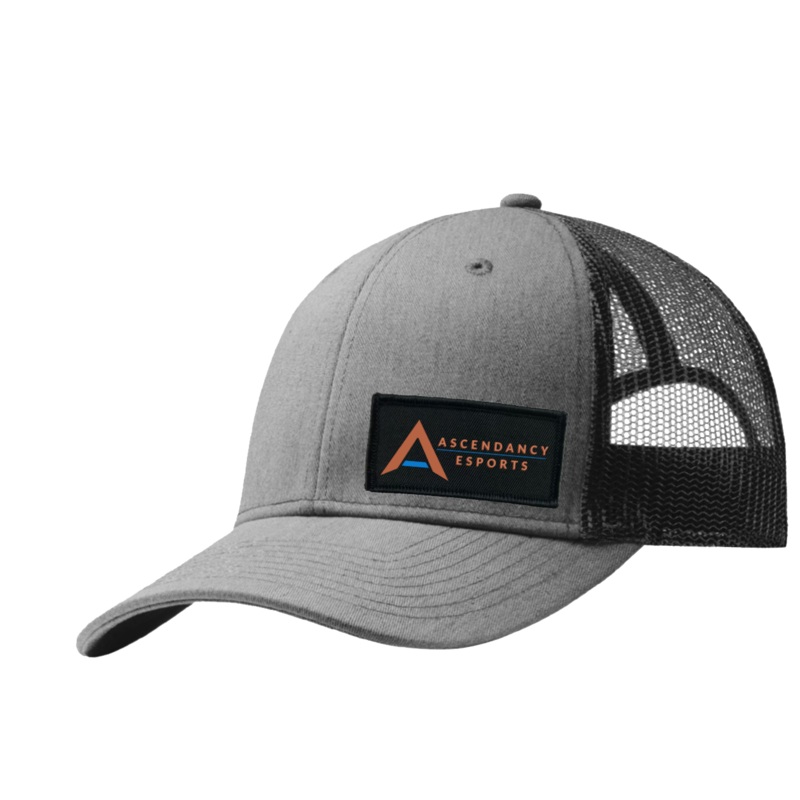 Ascendancy Esports   Patch Snapback Trucker Hat Heather Gray/Black