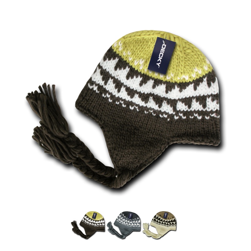 Peruvian Knit Beanies – Decky 632