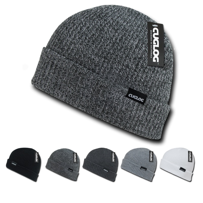 Halla Beanie, Knit Cap, Cable Knitted with Cuff – Cuglog K017