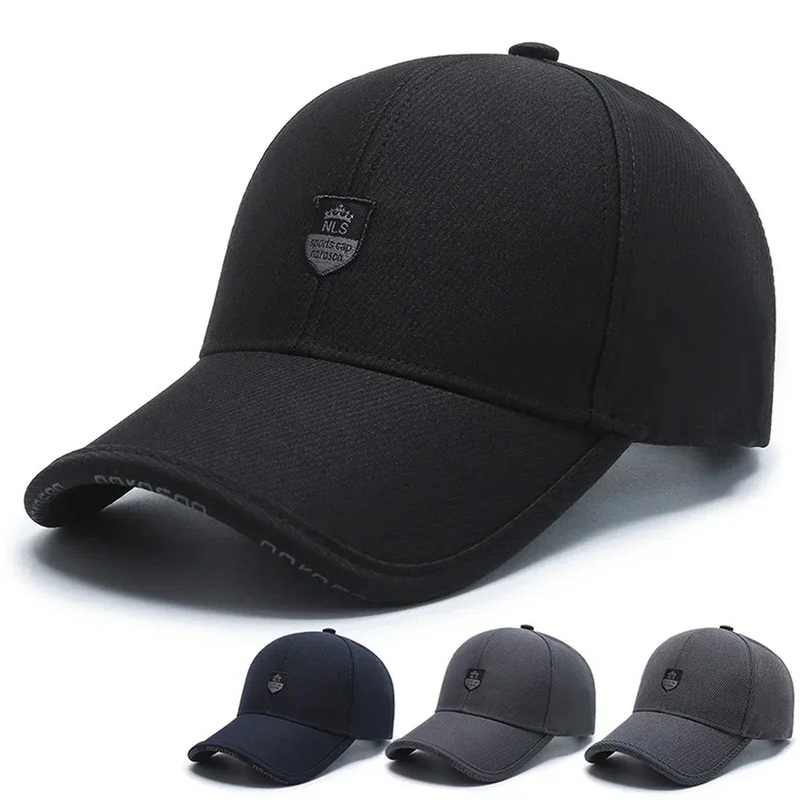 Unisex NLS Letter Crown Label Baseball Caps