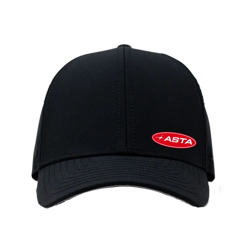 Automotive Service and Tire Alliance  Waterproof Performance HTV Trucker Snapback Hat Black