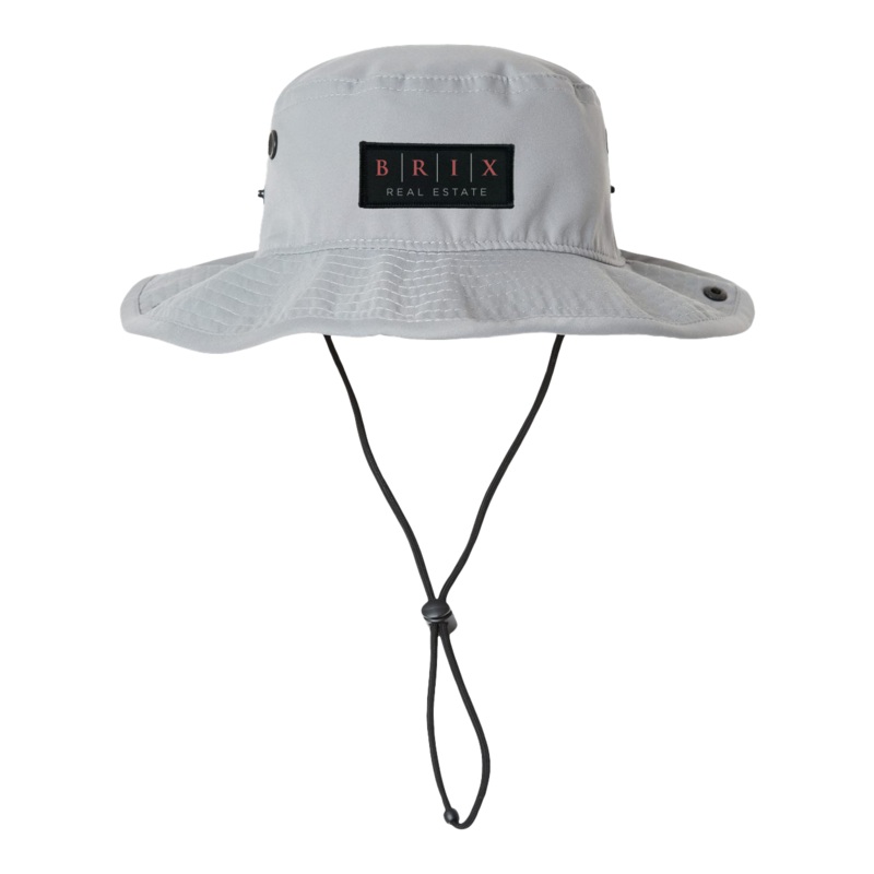 Brix Real Estate  Cool Fit Bucket Hat Shark Gray