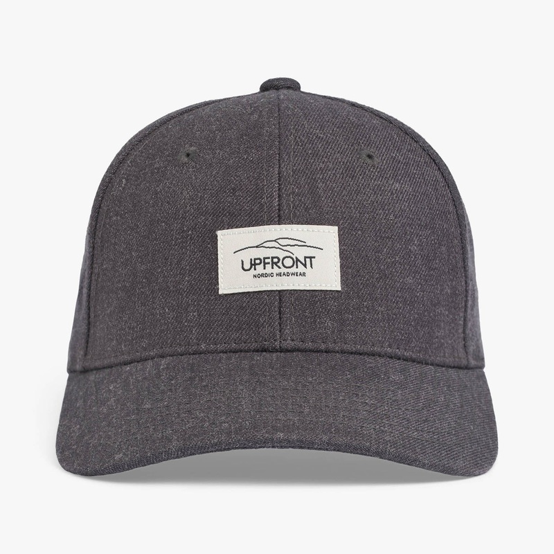 Upfront – HAAKON Hard – Low Baseball Cap – Dark Grey